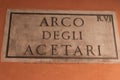 Arco degli Acetari in Rome